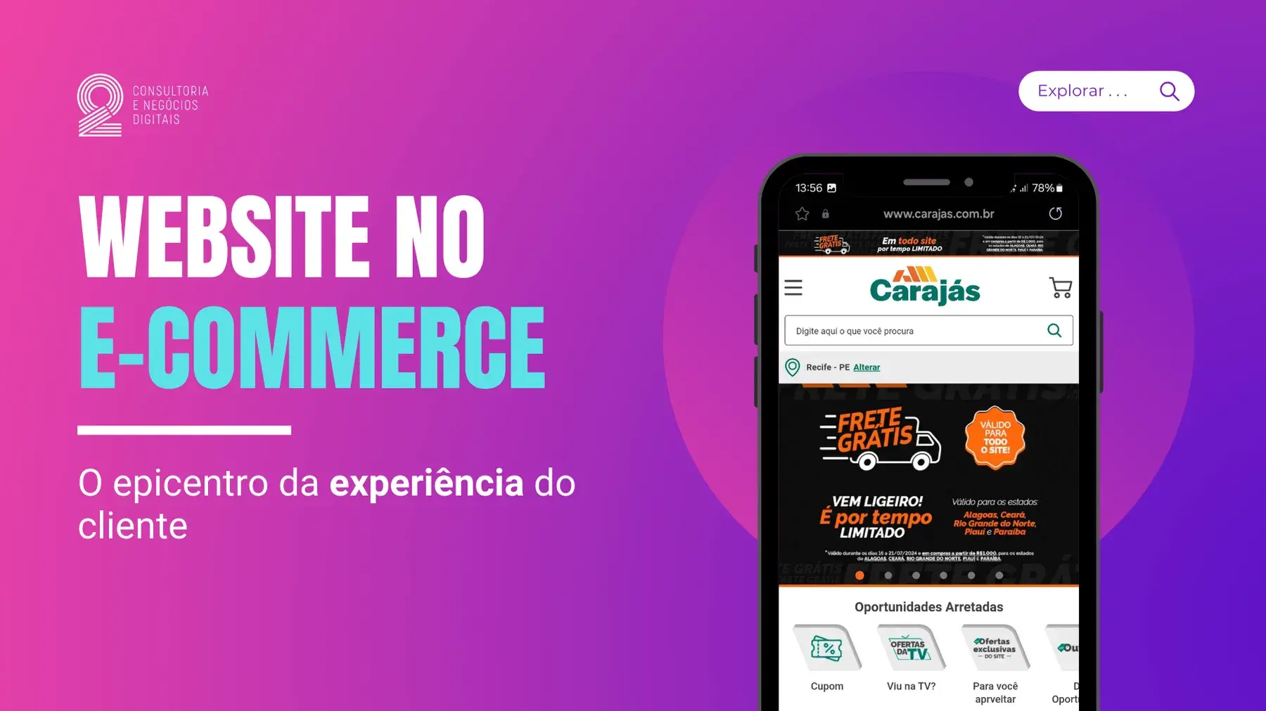 Leia mais sobre o artigo Website no E-commerce, O Epicentro da Experiência do Cliente